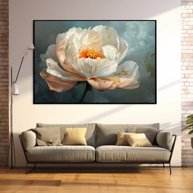 Beige Flower Painting